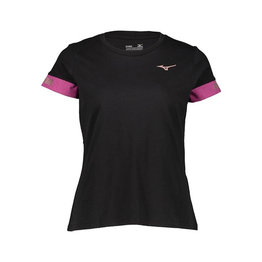 Mizuno Koszulka w kolorze czarno-różowym ze sklepu Limango Polska w kategorii Bluzki damskie - zdjęcie 185603899