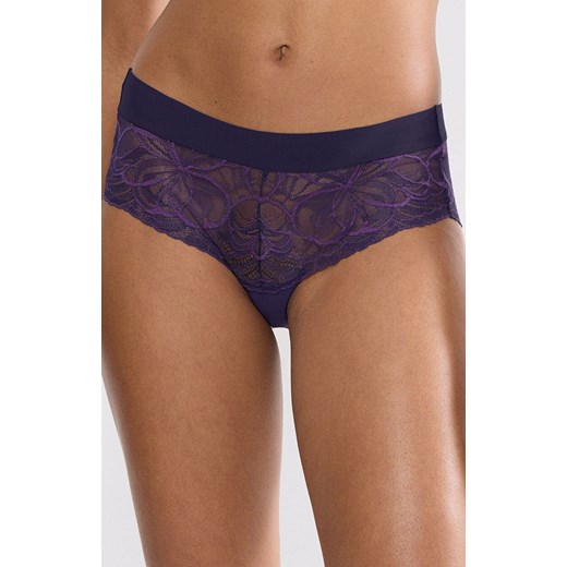 Triumph figi damskie Body Make-Up Illusion Lace 10219748-00TS, Kolor ciemnofioletowy, Rozmiar 36, Triumph ze sklepu Intymna w kategorii Majtki damskie - zdjęcie 185604228