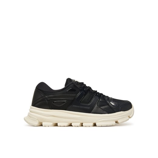 Sneakersy Armani Exchange XM001678 AF19226 UC001 Czarny ze sklepu eobuwie.pl w kategorii Buty sportowe męskie - zdjęcie 185605297