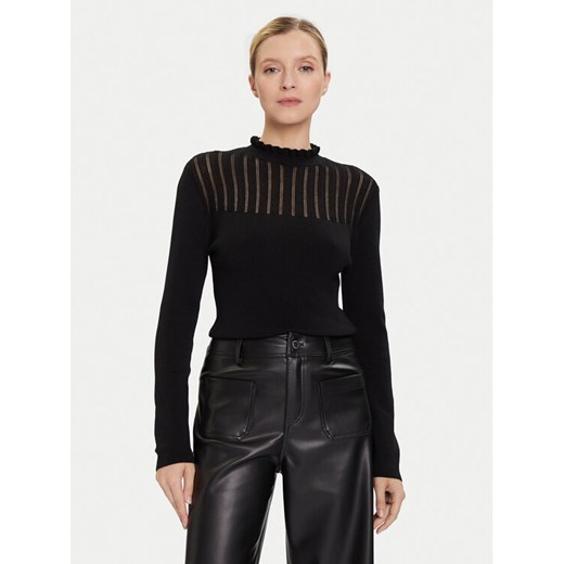 Morgan Sweter 252-MSNOWI Czarny Slim Fit ze sklepu MODIVO w kategorii Swetry damskie - zdjęcie 185606185