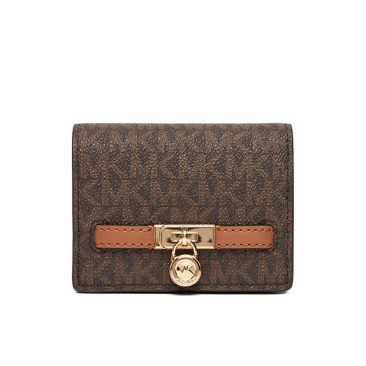 MICHAEL Michael Kors Mały Portfel Damski 32F5GNXD1B Brązowy ze sklepu MODIVO w kategorii Portfele damskie - zdjęcie 185606206