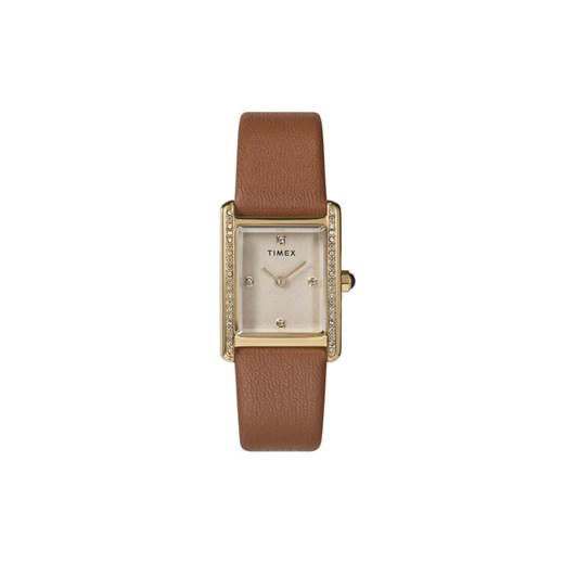 Timex Zegarek Hailey TW2W63900 Brązowy ze sklepu MODIVO w kategorii Zegarki - zdjęcie 185606307