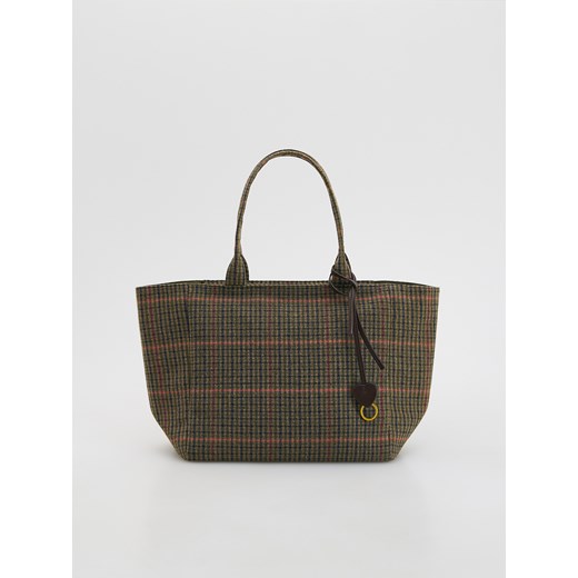 Reserved - Torebka shopper z zawieszką - wielobarwny ze sklepu Reserved w kategorii Torebki damskie - zdjęcie 185608558