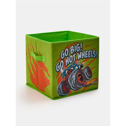 Sinsay - Składane pudełko do przechowywania z uchwytami Hot Wheels - zielony ze sklepu Sinsay w kategorii Dom - zdjęcie 185615776