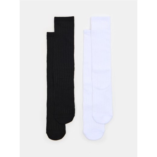 Sinsay - Długie prążkowane skarpetki 2 pack - wielobarwny - id: 679FF-MLC - marki Sinsay - 185615809 Sinsay - Długie prążkowane skarpetki 2 pack - wielobarwny ze sklepu Sinsay w kategorii Skarpetki dziecięce - zdjęcie 185615809