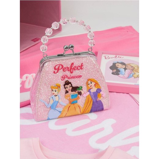 Sinsay - Błyszcząca mała torebka z koralikami Disney Princess - różowy ze sklepu Sinsay w kategorii Torby i walizki dziecięce - zdjęcie 185615859