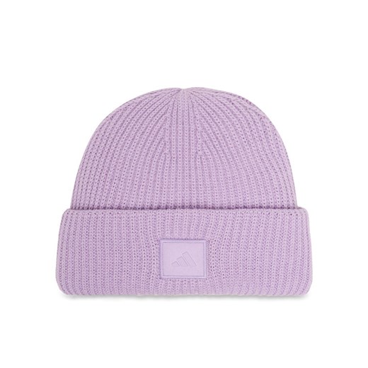 Czapka adidas Wide Cuff JM1543 Fioletowy ze sklepu eobuwie.pl w kategorii Czapki zimowe męskie - zdjęcie 185616015
