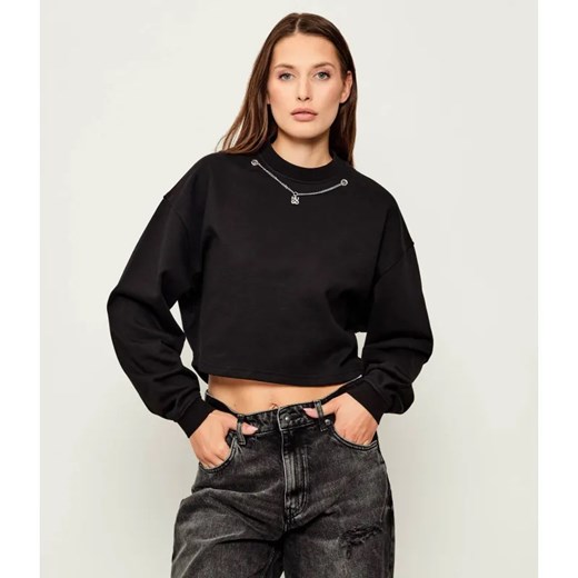 HUGO Bluza Dannecel | Cropped Fit ze sklepu Gomez Fashion Store w kategorii Bluzy damskie - zdjęcie 185617676