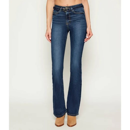 Pinko Jeansy FLORA | flare fit | stretch ze sklepu Gomez Fashion Store w kategorii Jeansy damskie - zdjęcie 185617685