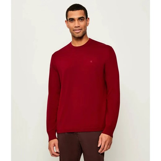 Calvin Klein Wełniany sweter | Regular Fit ze sklepu Gomez Fashion Store w kategorii Swetry męskie - zdjęcie 185617686