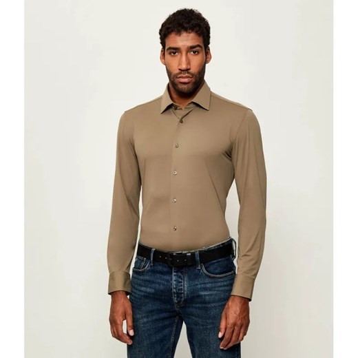 BOSS BLACK Koszula P-HANK-kent-C1-222 | Slim Fit ze sklepu Gomez Fashion Store w kategorii Koszule męskie - zdjęcie 185617699