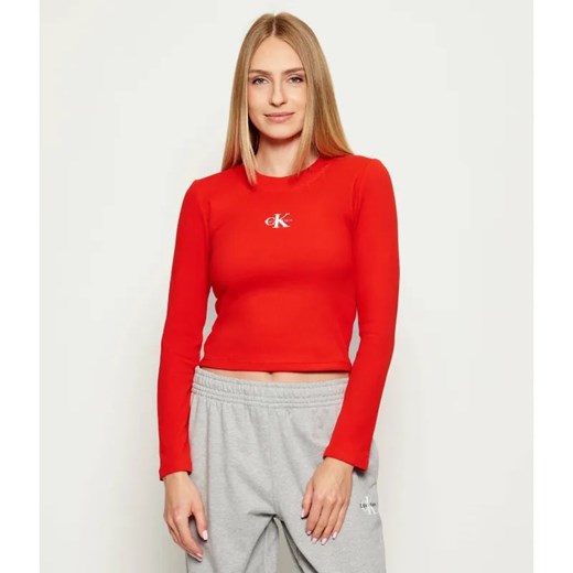Calvin Klein Jeans Bluzka | Cropped Fit ze sklepu Gomez Fashion Store w kategorii Bluzki damskie - zdjęcie 185617716