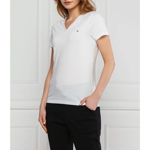 Tommy Hilfiger T-shirt HERITAGE | Regular Fit ze sklepu Gomez Fashion Store w kategorii Bluzki damskie - zdjęcie 185617717