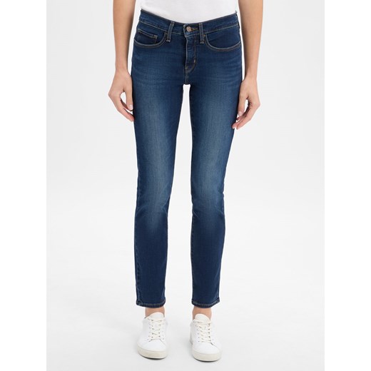 Levi's Dżinsy - 312 Shaping Slim Kobiety blue stone jednolity ze sklepu vangraaf w kategorii Jeansy damskie - zdjęcie 185620516