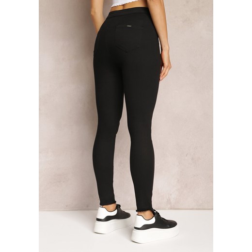 Czarne Spodnie Skinny Iolochis Renee XL renee.pl