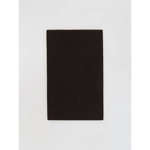 Reserved - Wełniany szalik z domieszką kaszmiru - ciemnobrązowy Reserved ONE SIZE Reserved