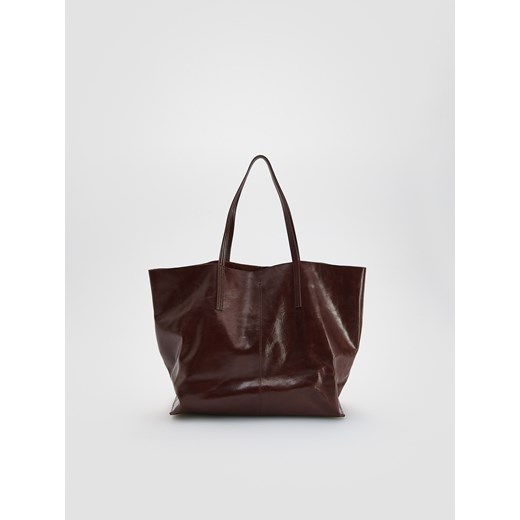 Reserved - Torebka shopper - bordowy ze sklepu Reserved w kategorii Torby Shopper bag - zdjęcie 185622508