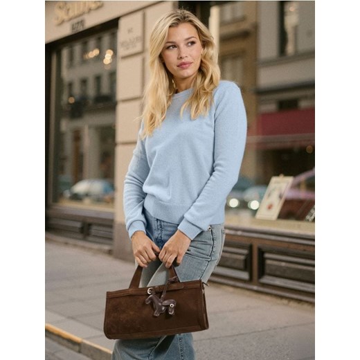 Sinsay - Sweter melanżowy basic - niebieski ze sklepu Sinsay w kategorii Swetry damskie - zdjęcie 185625186