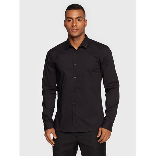 Hugo Koszula Ero3 50475678 Czarny Extra Slim Fit ze sklepu MODIVO w kategorii Koszule męskie - zdjęcie 185625669
