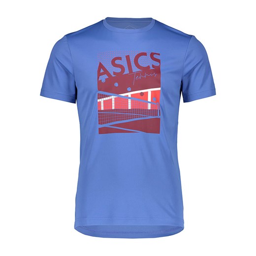 asics Koszulka funkcyjna w kolorze niebieskim ze sklepu Limango Polska w kategorii T-shirty męskie - zdjęcie 185626496