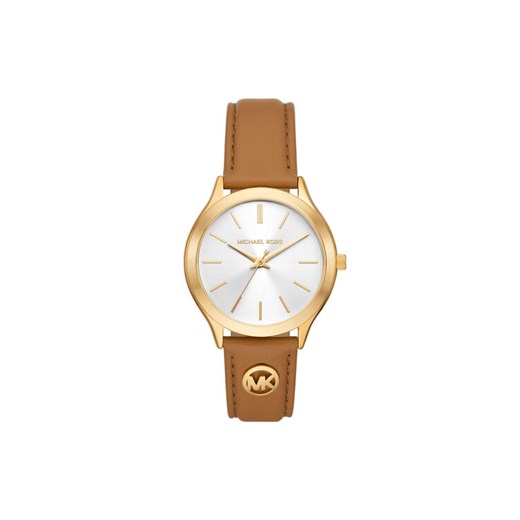 Zegarek Michael Kors Slim Runway MK7465 Złoty ze sklepu eobuwie.pl w kategorii Zegarki - zdjęcie 185626519