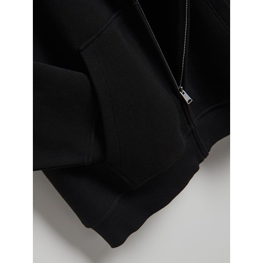 Reserved - Bluza regular z kapturem - czarny Reserved XXL Reserved