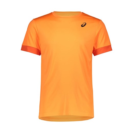 asics Koszulka funkcyjna w kolorze pomarańczowym ze sklepu Limango Polska w kategorii T-shirty męskie - zdjęcie 185627168