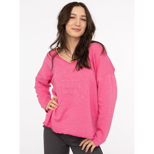 Zwillingsherz Bluza w kolorze różowym ze sklepu Limango Polska w kategorii Bluzy damskie - zdjęcie 185627188