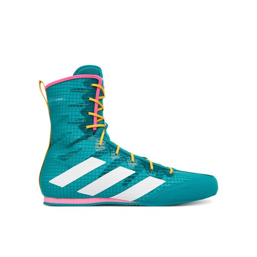 Buty bokserskie adidas Box Hog 4 JR5382 Zielony ze sklepu eobuwie.pl w kategorii Buty sportowe męskie - zdjęcie 185630395