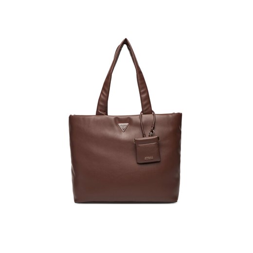 Torebka Guess Sunetra HWNG75 34230 Brązowy ze sklepu eobuwie.pl w kategorii Torby Shopper bag - zdjęcie 185630398