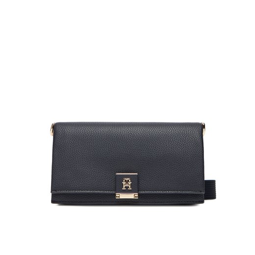 Tommy Hilfiger Torebka Th Her Mini Crossover Corp AW0AW17678 Granatowy ze sklepu MODIVO w kategorii Listonoszki - zdjęcie 185630797