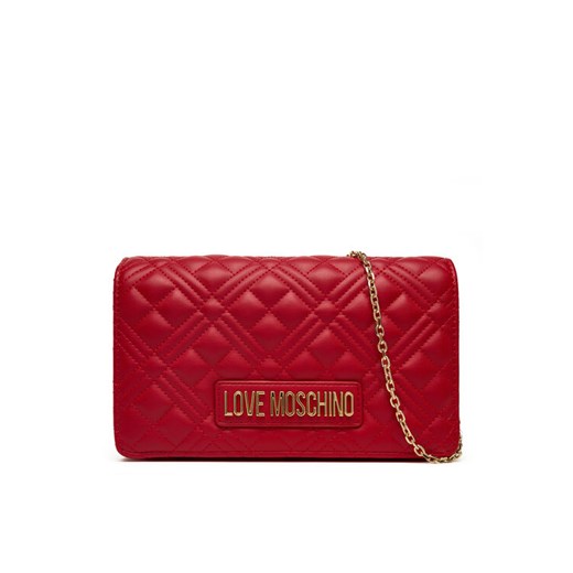 LOVE MOSCHINO Torebka JC4079PP0NLA0500 Czerwony ze sklepu MODIVO w kategorii Kopertówki - zdjęcie 185630809