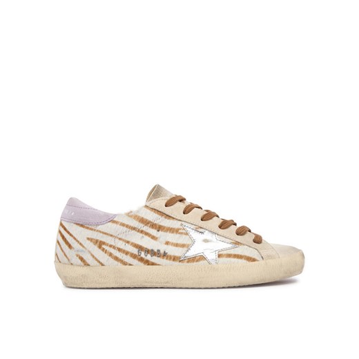 GOLDEN GOOSE Sneakersy Super-Star Classic With List GWF00101.F007507.82997 Beżowy ze sklepu MODIVO w kategorii Buty sportowe damskie - zdjęcie 185630829