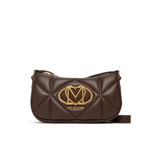 LOVE MOSCHINO Torebka JC4083PP0NLC0313 Brązowy ze sklepu MODIVO w kategorii Kopertówki - zdjęcie 185630837