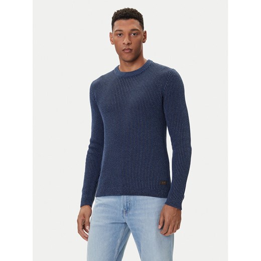 Jack&Jones Sweter Dover 12278816 Granatowy Regular Fit ze sklepu MODIVO w kategorii Swetry męskie - zdjęcie 185630868