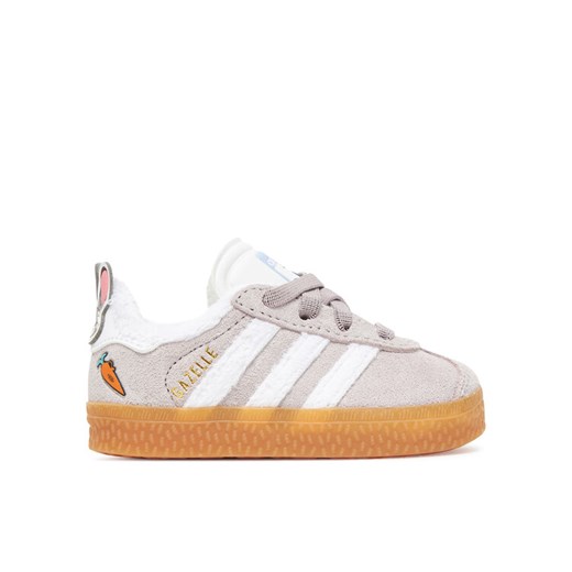 adidas Sneakersy Gazelle JQ1344 Szary ze sklepu MODIVO w kategorii Buty sportowe dziecięce - zdjęcie 185630888