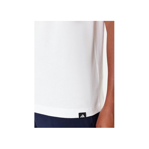 adidas T-Shirt Collegiate Graphic JV8545 Biały Regular Fit XS MODIVO