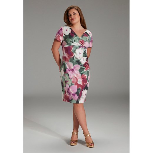 SWING Sukienka w kolorze zielono-różowym ze sklepu Limango Polska w kategorii Sukienki - zdjęcie 185631489