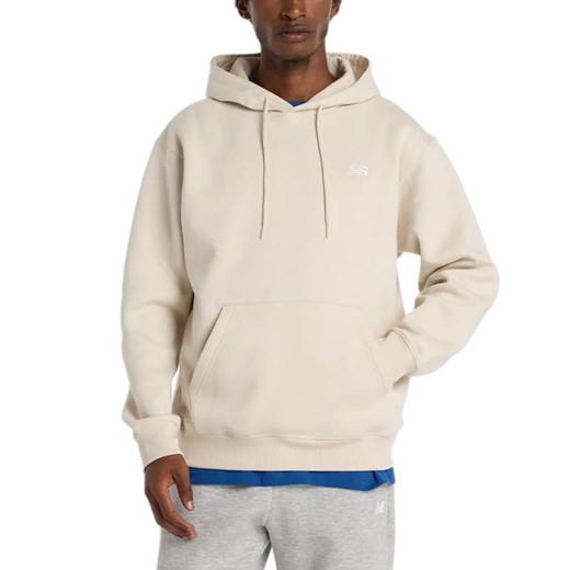 Bluza męska New Balance MT41511TWF - beżowa ze sklepu streetstyle24.pl w kategorii Bluzy męskie - zdjęcie 185631558