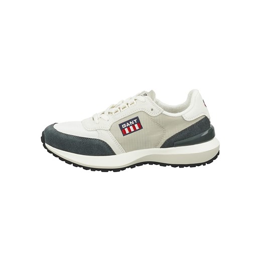GANT Footwear Skórzane sneakersy &quot;Abrilake&quot; w kolorze szaro-białym ze sklepu Limango Polska w kategorii Buty sportowe damskie - zdjęcie 185631645