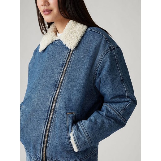 Levi&apos;s Kurtka dżinsowa w kolorze niebieskim L wyprzedaż Limango Polska