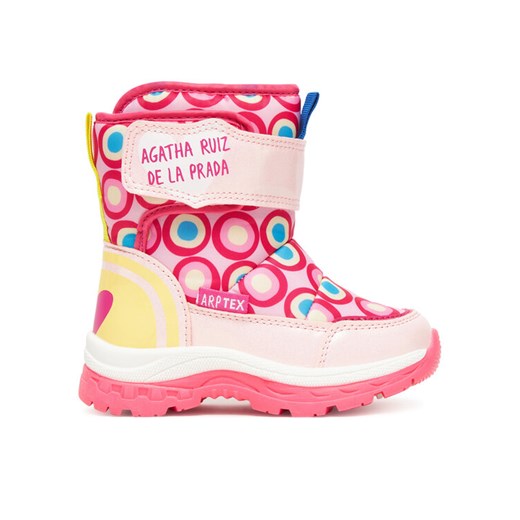 Śniegowce Agatha Ruiz de la Prada 251990 S Różowy ze sklepu eobuwie.pl w kategorii Buty zimowe dziecięce - zdjęcie 185631735