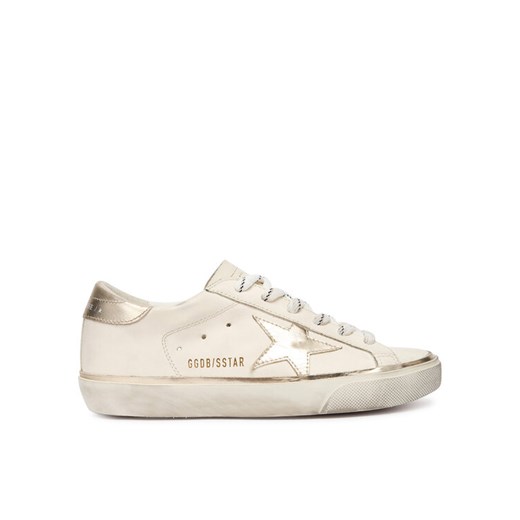 Sneakersy GOLDEN GOOSE Super-Star Classic With List GWF00101.F007558.10698 Écru ze sklepu eobuwie.pl w kategorii Buty sportowe damskie - zdjęcie 185631756