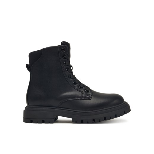 Trapery Calvin Klein Lace Up Bootie V3A5-83120-1464 D Czarny ze sklepu eobuwie.pl w kategorii Buty zimowe dziecięce - zdjęcie 185631827