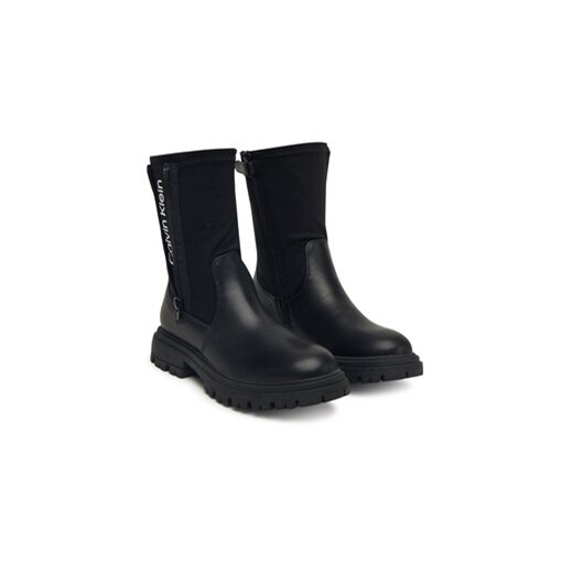 Botki Calvin Klein Chelsea Boot V3A5-83123-1464 D Czarny Calvin Klein 39 eobuwie.pl