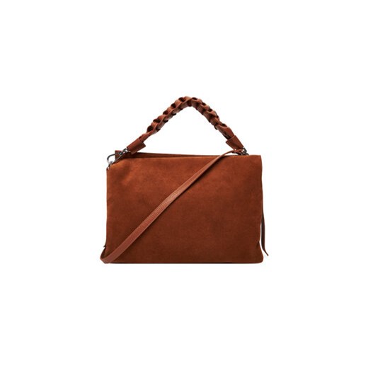 Torebka Coccinelle P6P Boheme Suede Bimaterial E1 P6P 19 02 01 Brązowy Coccinelle OS eobuwie.pl