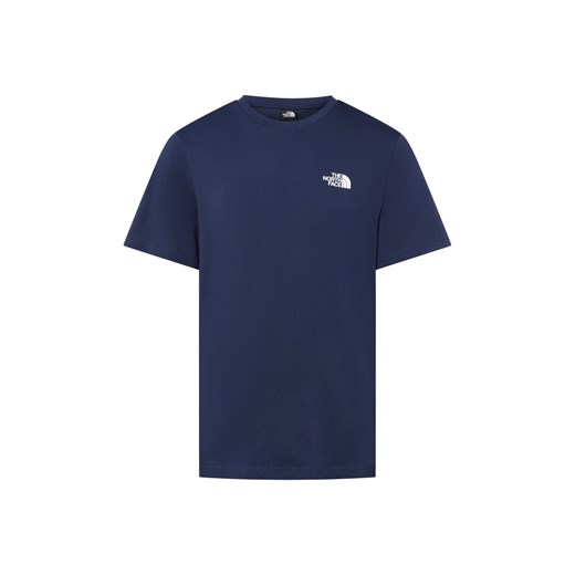 The North Face Koszulka męska Mężczyźni Bawełna granatowy jednolity ze sklepu vangraaf w kategorii T-shirty męskie - zdjęcie 185633315