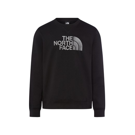 The North Face Bluza męska Mężczyźni Bawełna czarny jednolity ze sklepu vangraaf w kategorii Bluzy męskie - zdjęcie 185633326
