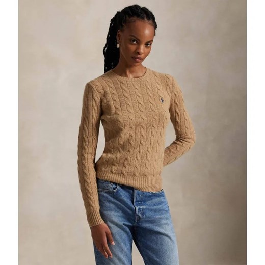 POLO RALPH LAUREN Wełniany sweter JULIANNA | Regular Fit | z dodatkiem kaszmiru ze sklepu Gomez Fashion Store w kategorii Swetry damskie - zdjęcie 185633389