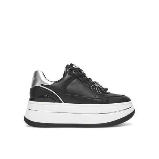 MICHAEL Michael Kors Sneakersy Hayes 43F5HYFS2L Czarny ze sklepu MODIVO w kategorii Buty sportowe damskie - zdjęcie 185634796